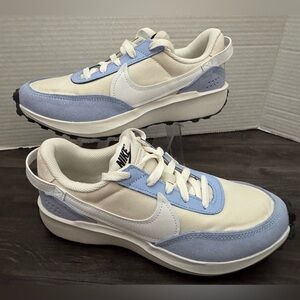 Nike Waffle Debut Soft Pearl/White Athletic Women's Shoe  DH9523-007 Size 7